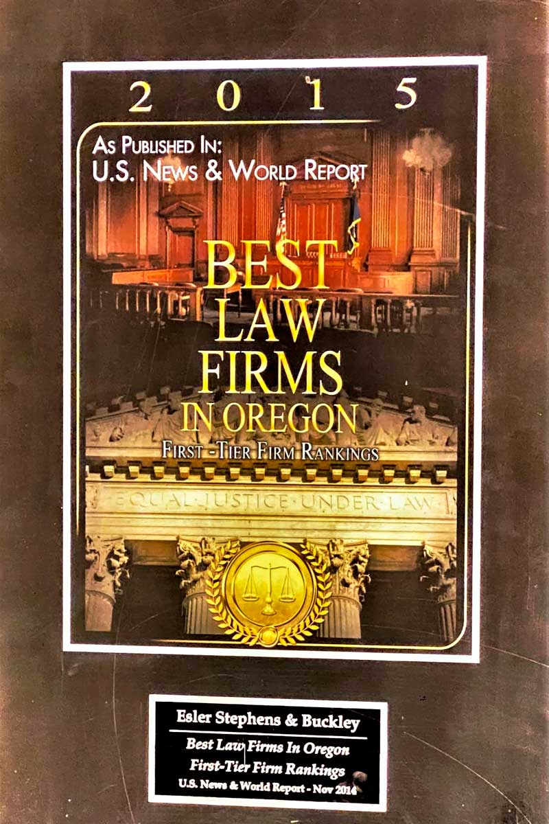 Best Law Firms in Oregon 2015